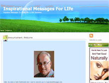 Tablet Screenshot of inspirationmessages.com